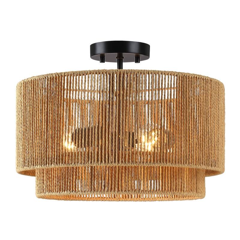 Dorn Tiered Drum Semi-Flush Mount