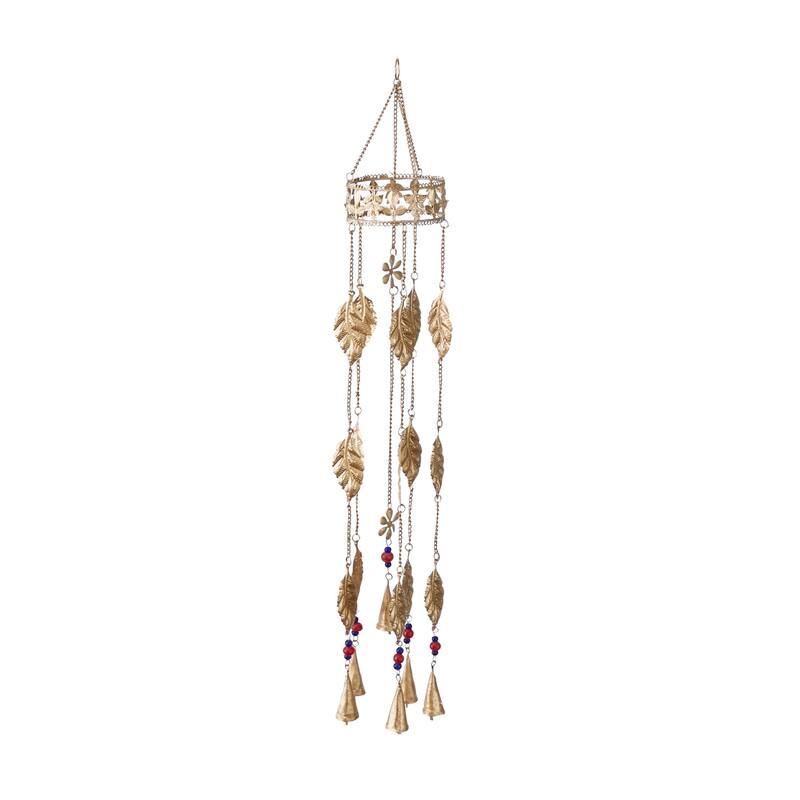 Brown Iron Traditional Windchime 35 x 5 x 5