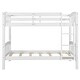 preview thumbnail 10 of 22, Twin Over Twin Bunk Bed with Ladder