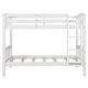 preview thumbnail 14 of 15, Twin Over Twin Wooden Bunk Bed with Ladder