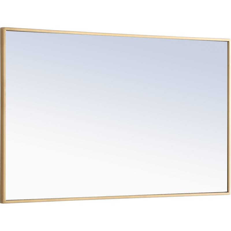 Elegant Lighting Eternity 40"x 24" Rectangular Metal Framed Wall