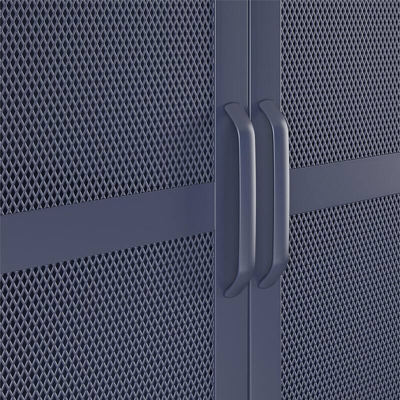 The Novogratz Channing Tall 2 Door Metal Storage Cabinet