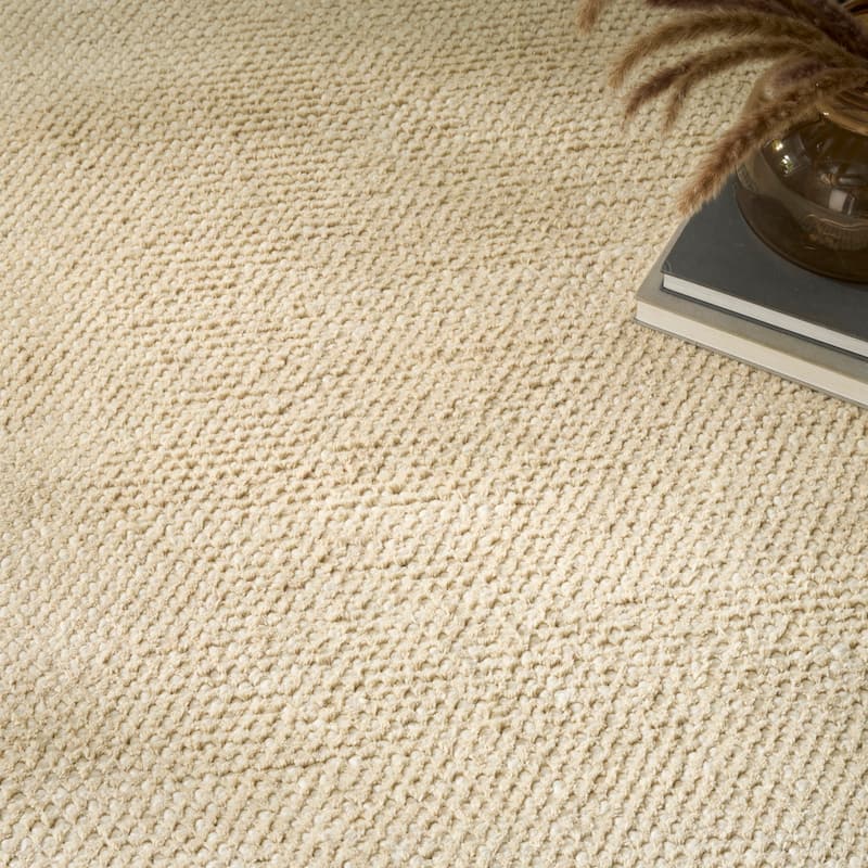 DKNY Pure Rows Handwoven Farmhouse Wool Indoor Rug