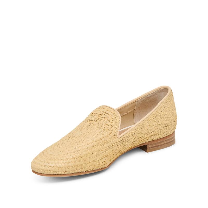 Dolce Vita Baylen Woven Raffia Flat