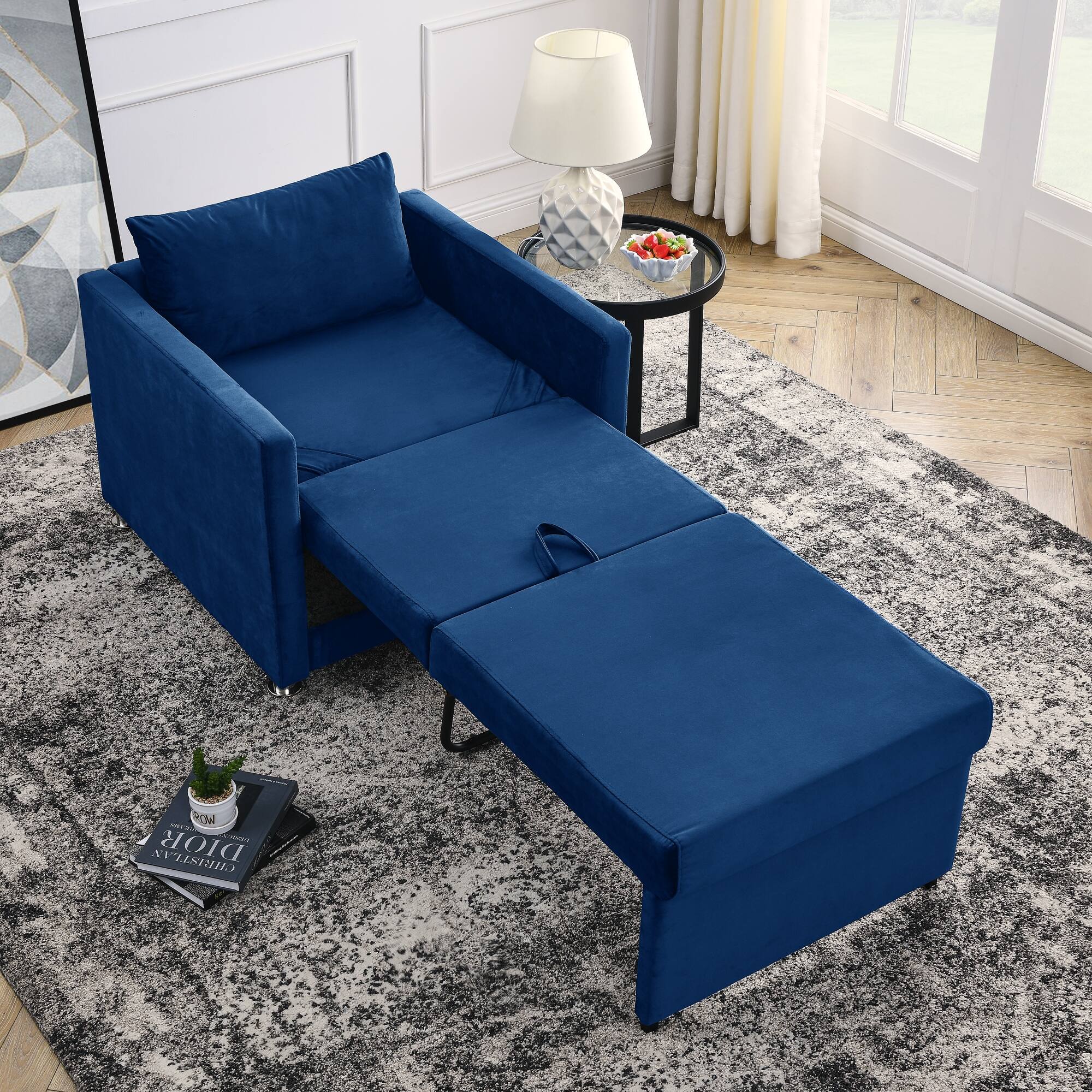 Sofa Bed Chair 2in1 Convertible Chair Bed, Lounger Sleeper Chair for