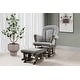 preview thumbnail 29 of 36, Forever Eclectic Cozy Glider Rocker and Ottoman