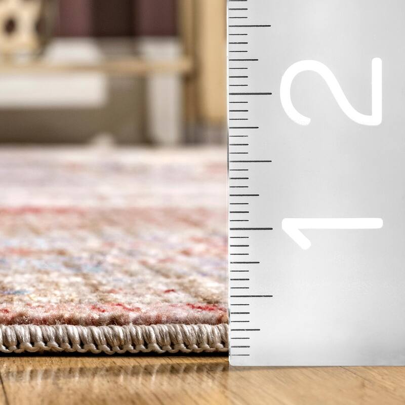 Nuloom Medallion Harris Faded Area Rug