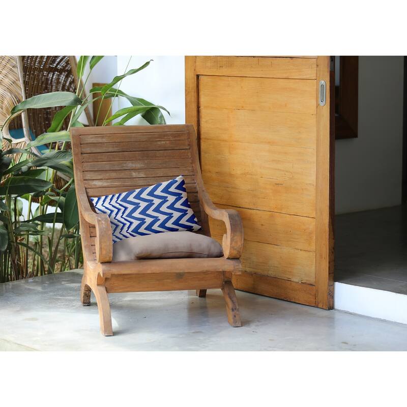 Jagged Graffiti Outdoor Pillow
