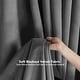 preview thumbnail 2 of 85, Deconovo Velvet Blackout Curtains, 2 Panels, Thermal Insulated