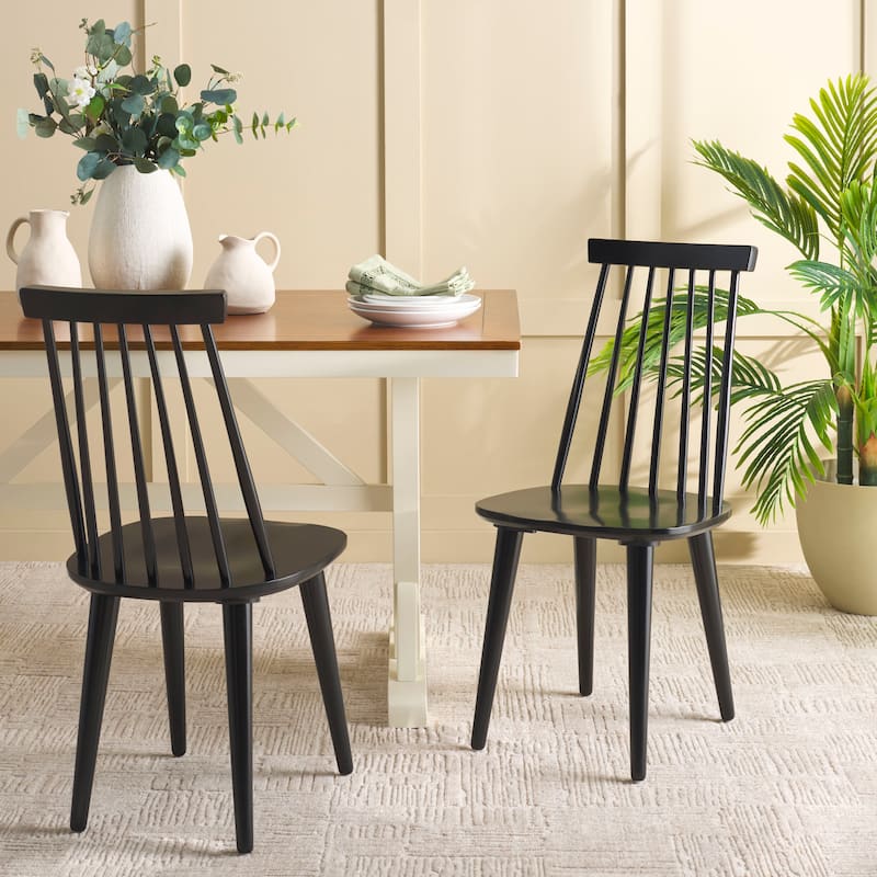 SAFAVIEH HOME Raylin Dining Chairs (Set of 2) - 17"W x 18"D x 36"H