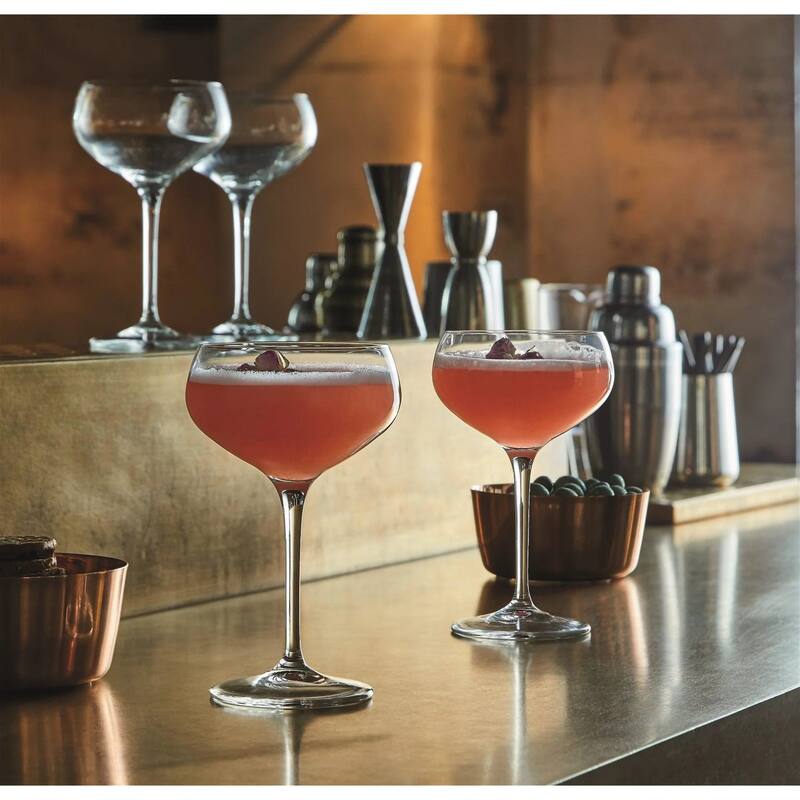 Bormioli Rocco Novecento Stemware Cocktail Coupe Set of 4 - 8.5 oz