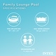 preview thumbnail 4 of 6, Intex Swim Center Round Inflatable Outdoor Swimming Lounge Pool with Pool Cover