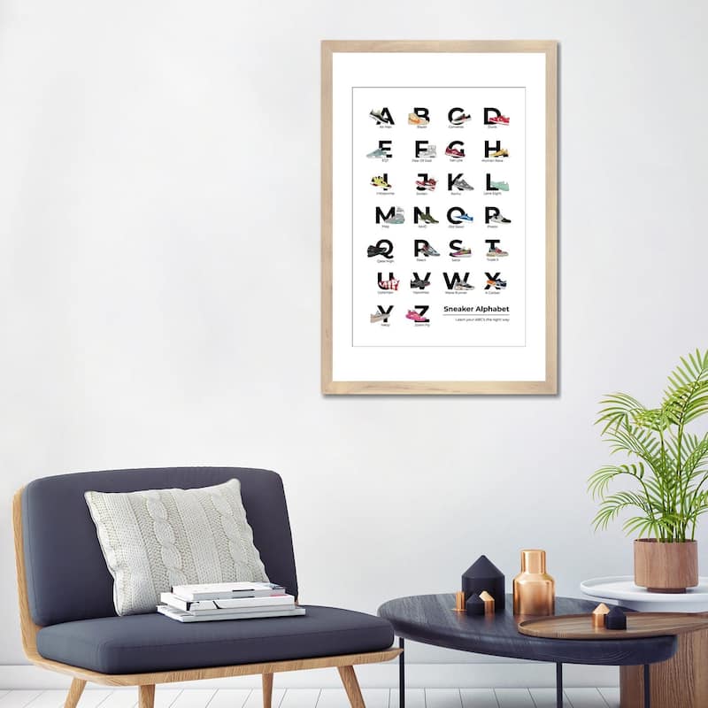 iCanvas "Sneaker Alphabet" by avesix