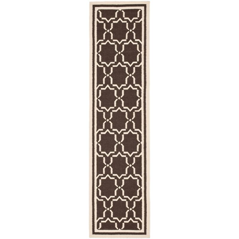 SAFAVIEH Handmade Flatweave Dhurries Everina Modern Moroccan Wool Rug