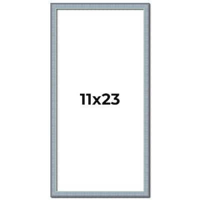 11x23 Frame Rustic Sky Blue Solid Wood Picture Frame | 0.75 Inch