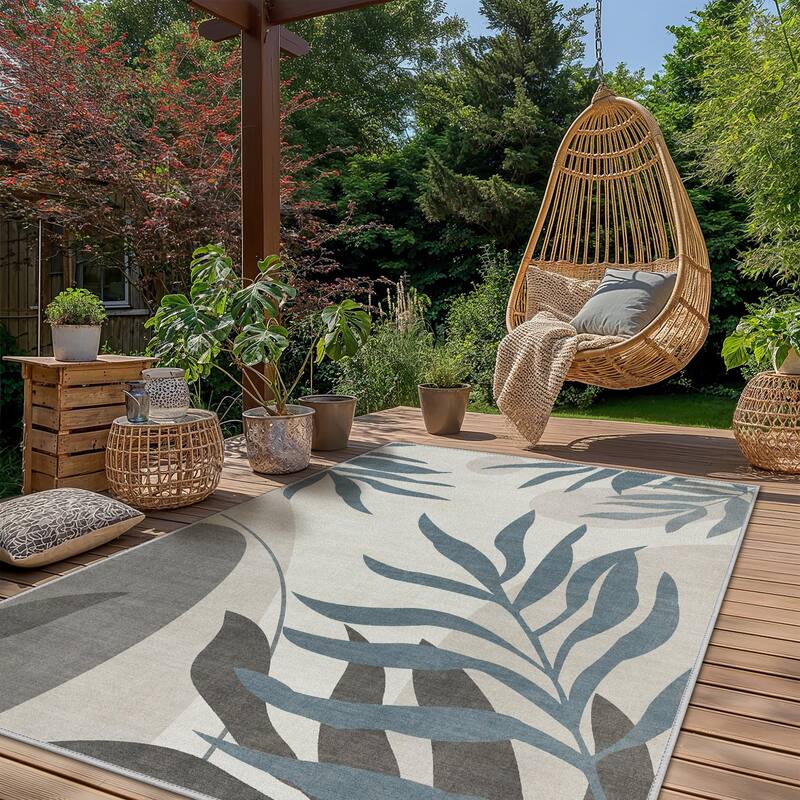 Mcow Bohemian Breeze Washable Indoor Outdoor Area Rug
