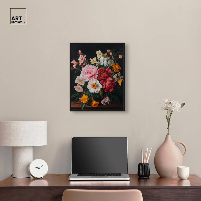 Violet Vignette II Canvas by Art Remedy