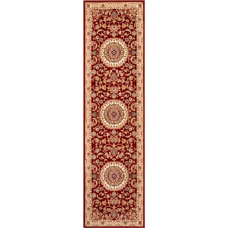 Well Woven Dulcet Mykonos Traditional Oriental Persian Area Rug - 2' 7" x 9' 10" - Red