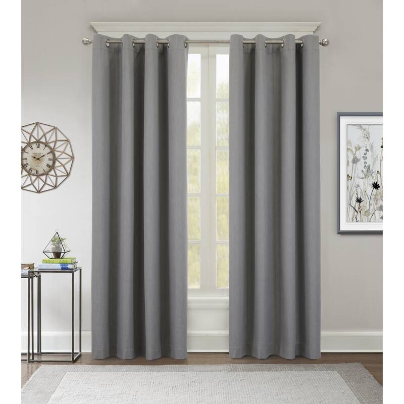 ThermaPlus Kelly Total Blackout Textured Curtain Panel