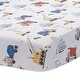 preview thumbnail 7 of 8, Bedtime Originals 4-Piece Construction Zone Gray/Navy/White Toddler Bedding Set