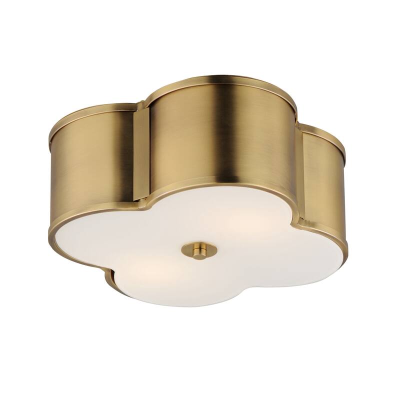 Maxim 12247 Clover 2 Light 14" Wide Flush Mount Ceiling Fixture