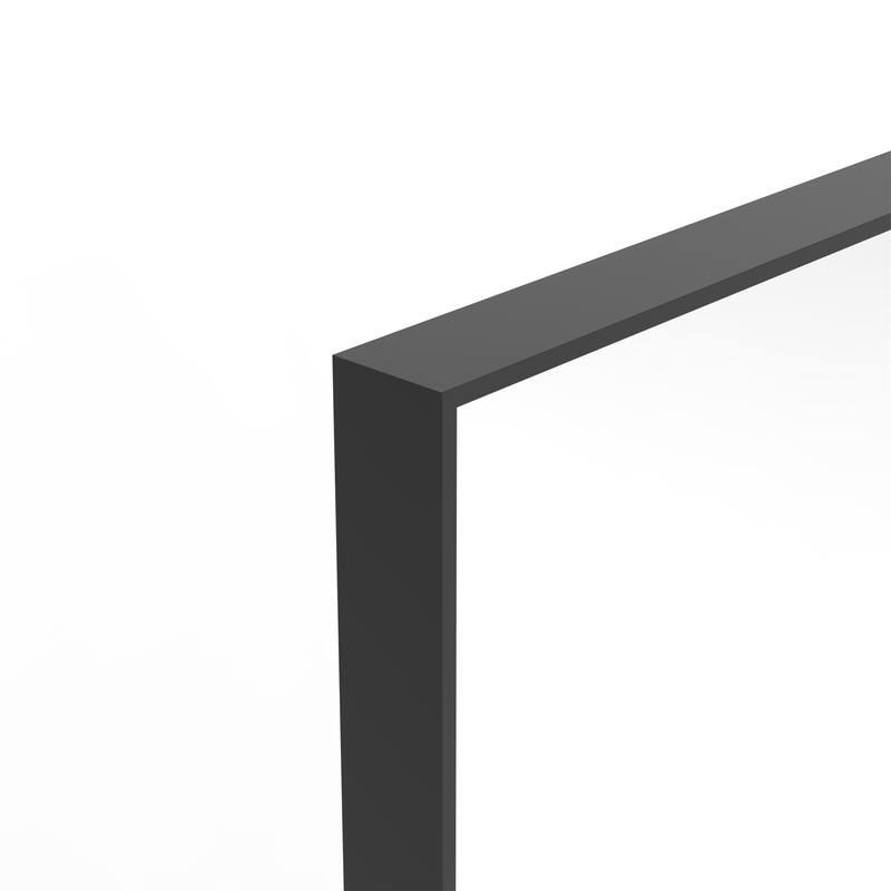 Oversized 67x40" Full-Length Floor Mirror, Large Movable Dressing Mirror