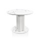 preview thumbnail 15 of 22, Furniture of America Astra Modern Wood Round Dining Table with Fluted Base