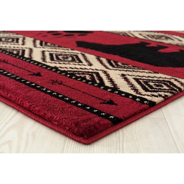 Shop Westfield Home Hollyhock Bear Stamp Area Rug On Sale Overstock 19511313