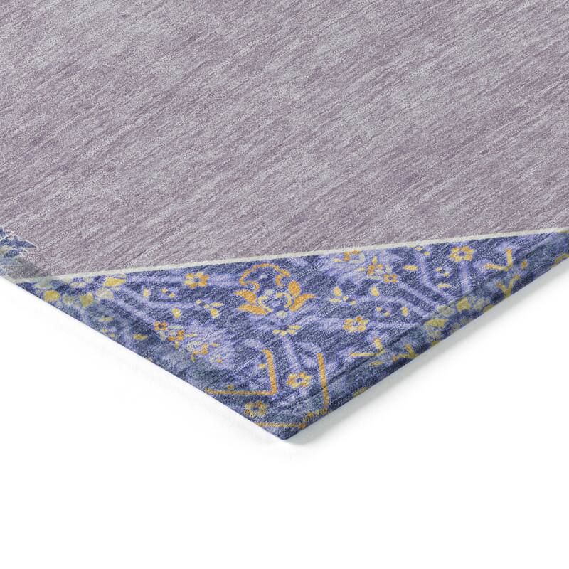 Machine Washable Indoor/ Outdoor Traditional Chantille Rug