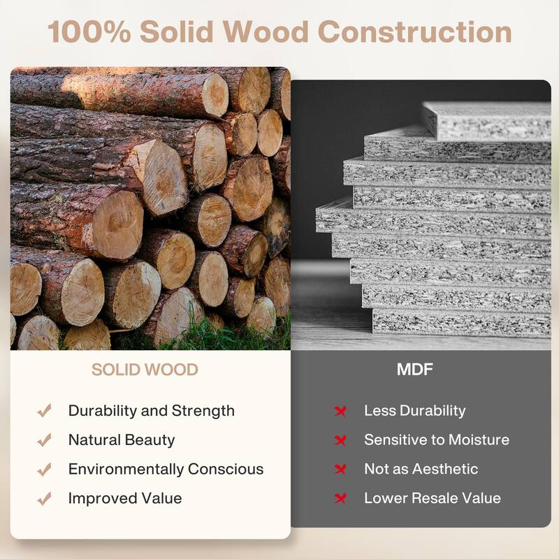 2 Tier Solid Wood Shoe Rack Bench for Entryway - 62.99" L x 13.78" W x 17.72" H