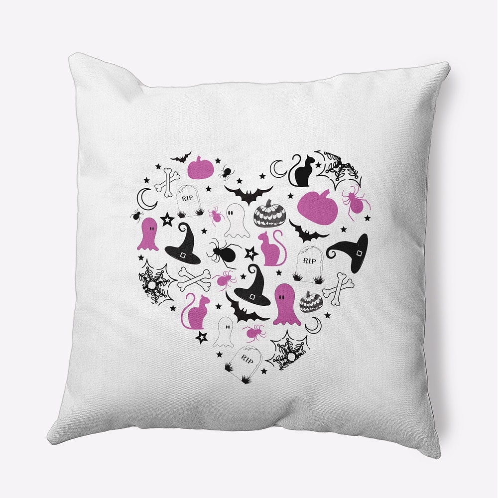 Halloween Heart Accent Pillow