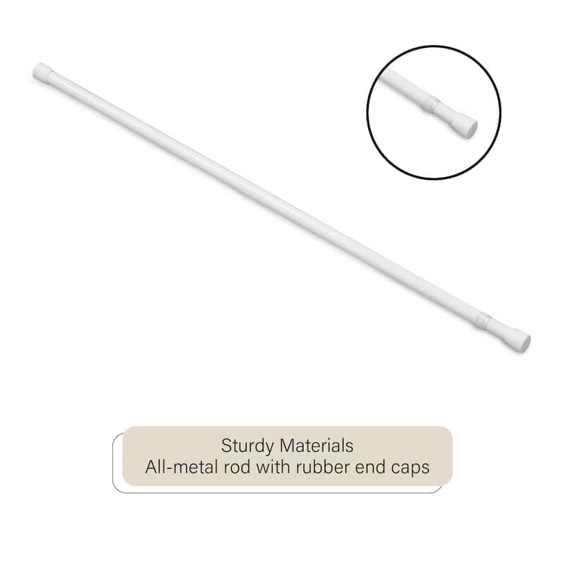 ACHIM Fantasia 7/16" Spring Tension Rod