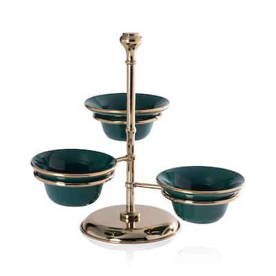 Monte Napoleone 3-Tier Condiment Bowl Set