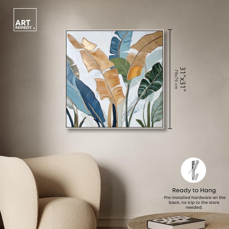 Paradise Fronds I Canvas by Art Remedy