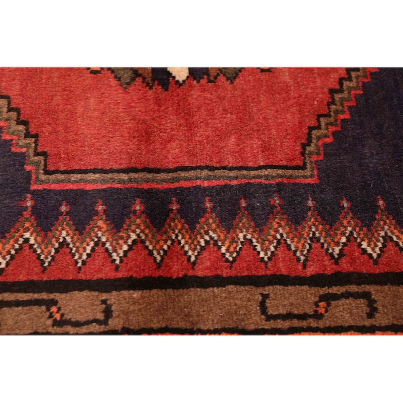 ECARPETGALLERY Hand-knotted Andelz Red Wool Rug - 3'3 x 4'9
