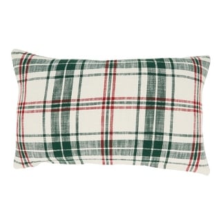 Classic Charm Plaid Throw Pillow