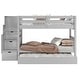 preview thumbnail 27 of 35, Taylor & Olive Trillium Twin over Twin Stairway Bunk Bed, Twin Trundle