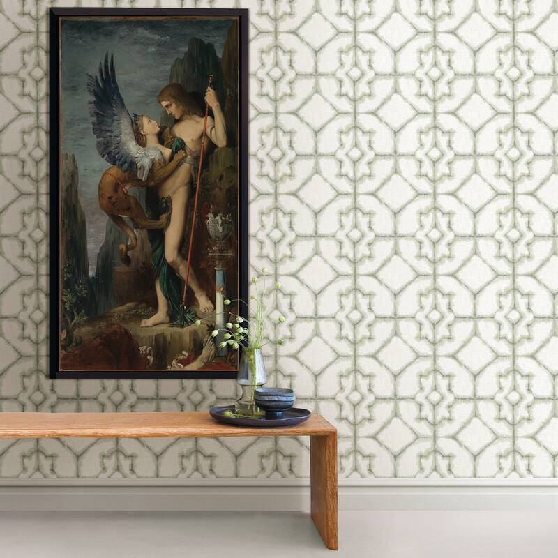 A-Street Prints Verandah Moss Shibori Wallpaper