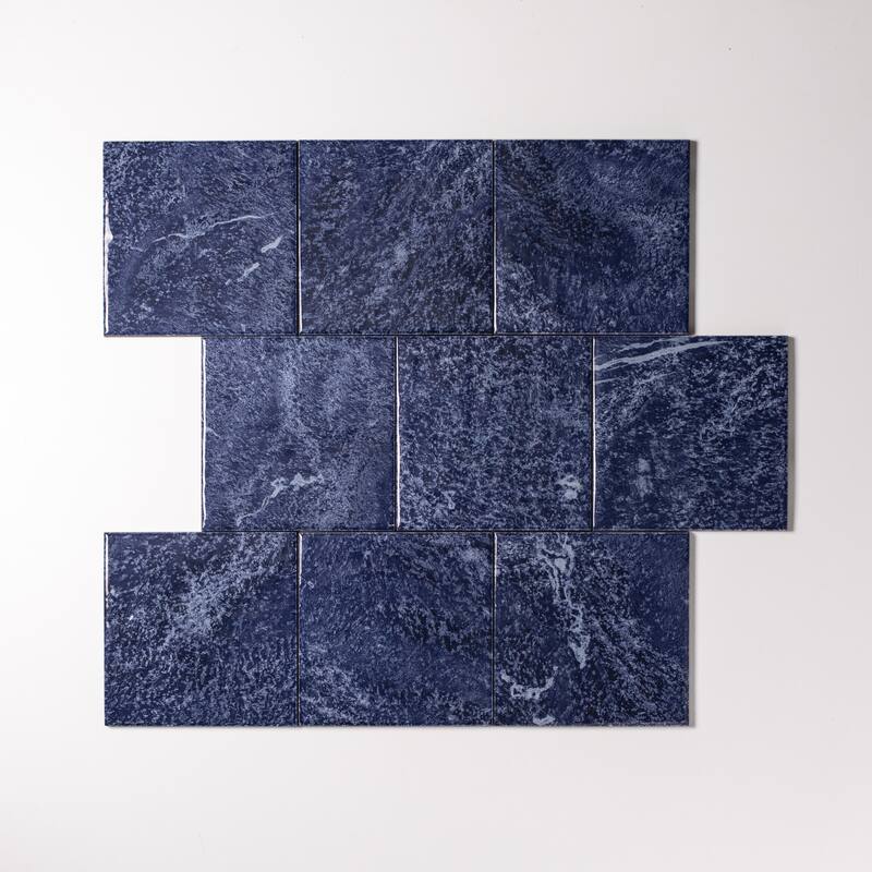 Seascape 6 in. x 6 in. Glazed Porcelain Wall Tile