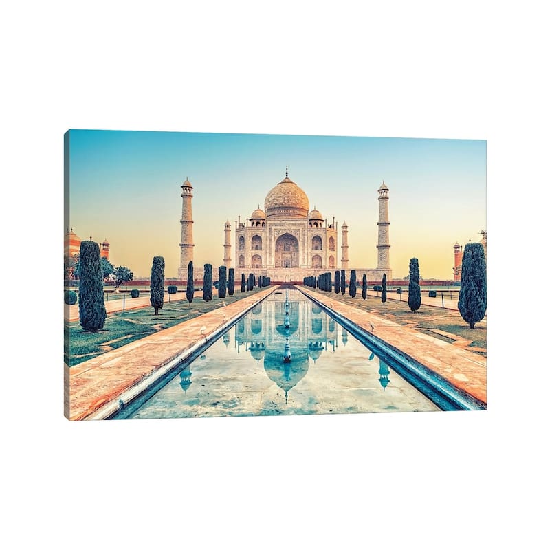 iCanvas "Beautiful Taj Mahal" by Manjik Pictures Canvas Print