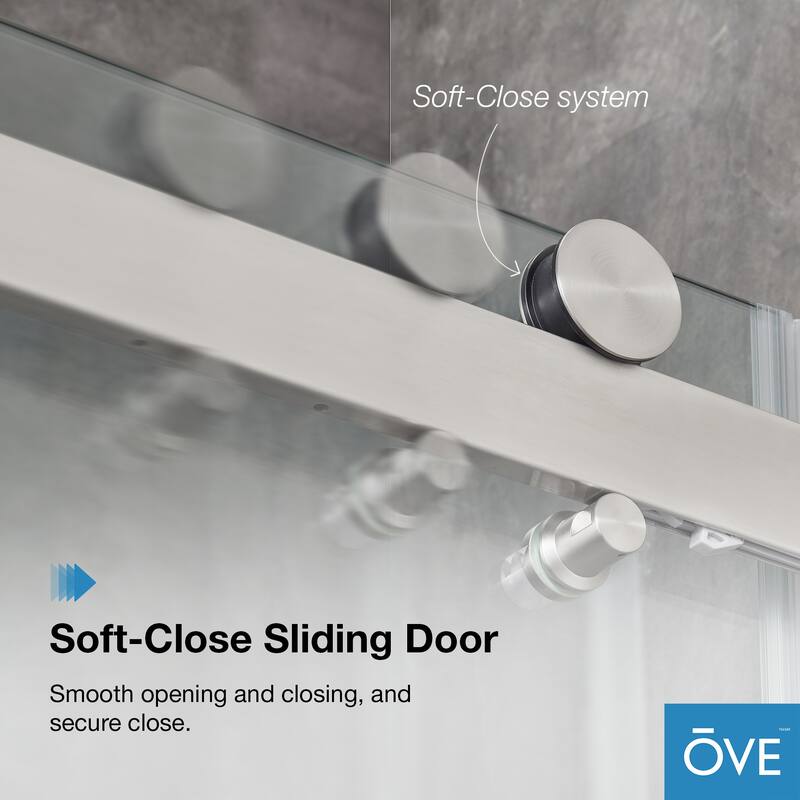 OVE Decors Bel Soft-Close Frameless Sliding Soft Close Shower Door