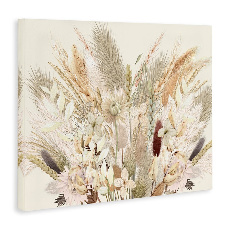 Stupell Natural Wheat & Country Herbs Canvas Wall Art Design By Val Rhodes