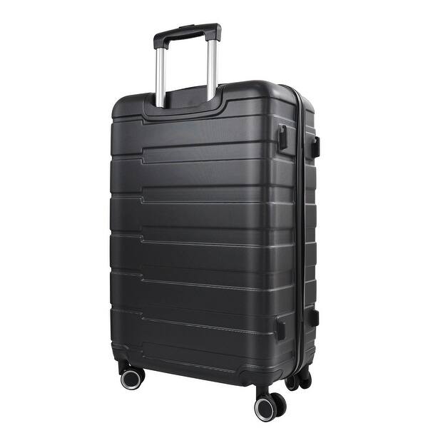 Luggage,with front opening,TSA approved lock,hardshell suitcase,Grey