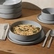 preview thumbnail 21 of 31, Gibson Elite Gelston Stoneware Matte Reactive Glaze 16 Piece (Service for 4) Plates and Bowl Dinnerware Set