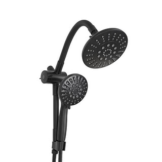 Akicon Rain Shower Head with Handheld Spray Combo, 6-Setting High ...