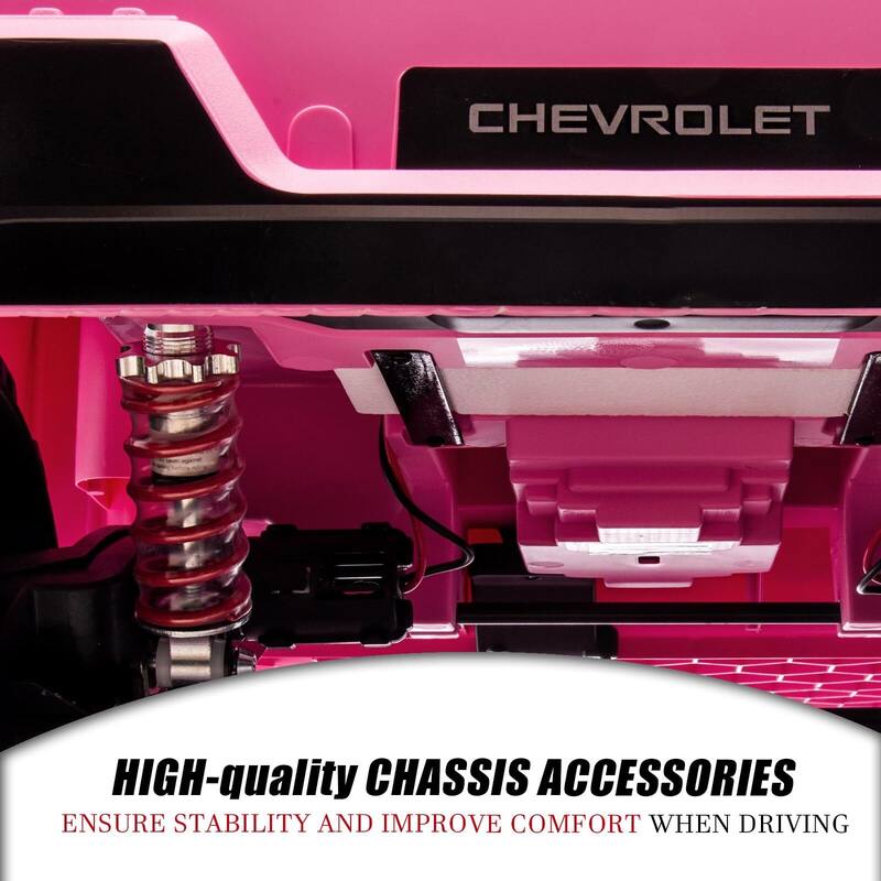Baby Car 24V 2-Seater Truck Licensed Chevrolet Silverado Ride On Toy w/Parent Remote Control