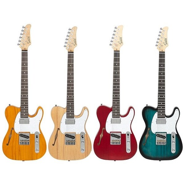 Glarry GTL SemiHollow Electric Guitar Rosewood Fingerboard Overstock