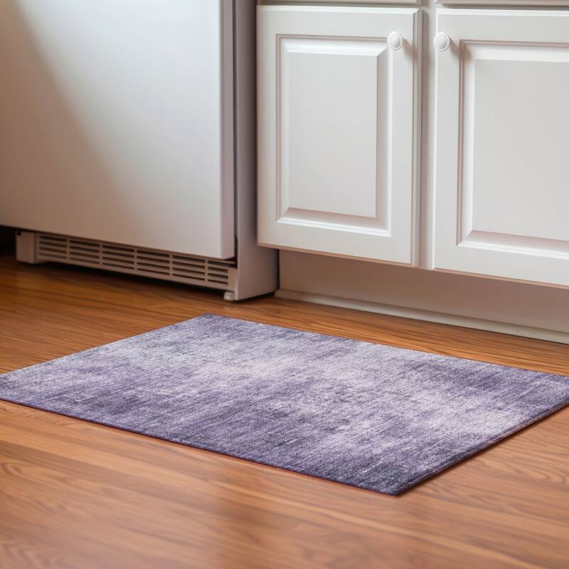 Premium Washable Super Soft Mayfield Rug - Lavender - 1'8" x 2'6"