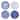 viva by VIETRI Santorini Assorted Dinner Plates - Set of 4