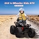 preview thumbnail 17 of 28, 24V Kids ATV Ride on Car 4WD Quad Electric Vehicle